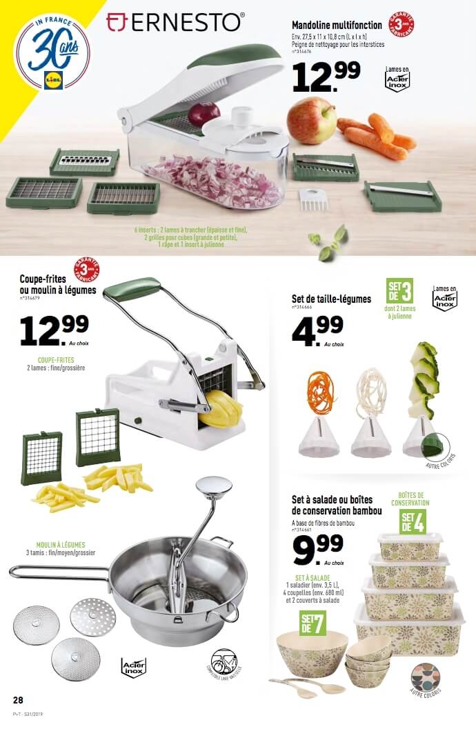 mandoline ernesto lidl